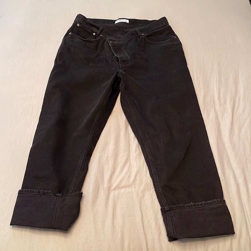 Abercrombie & Fitch 32/14 criss cross jeans